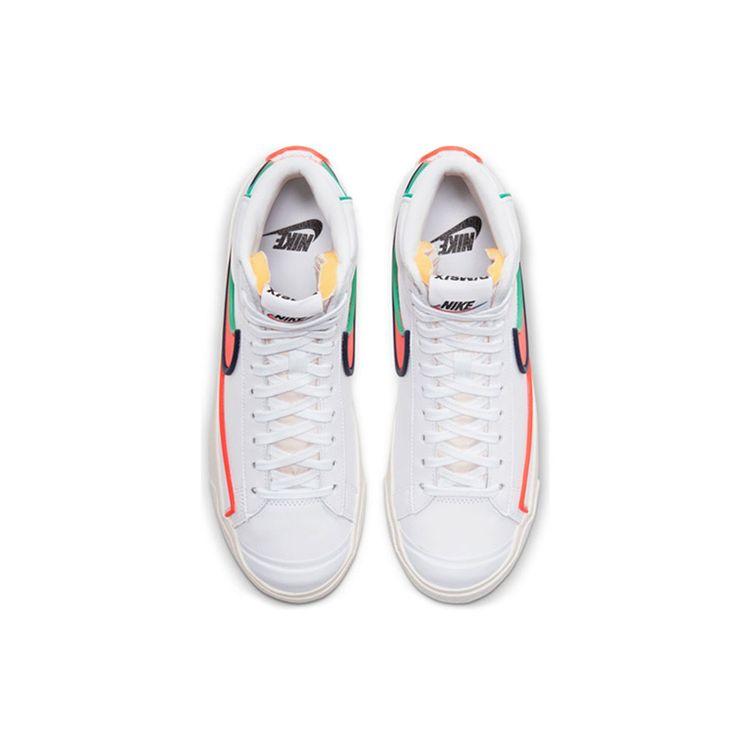 Nike Sneakers Donna Blazer Mid '77 Infinite White Crimson White Bright Crimson Blue Void Roma Green Sail Black DC1746-103