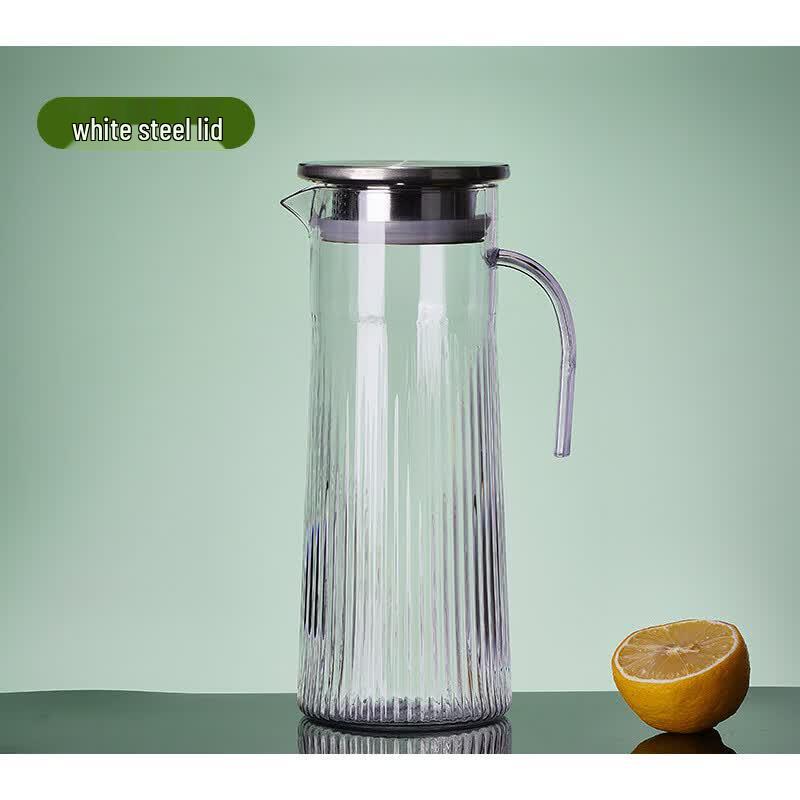 Acrylic Plastic Striped Cold Water Pitcher