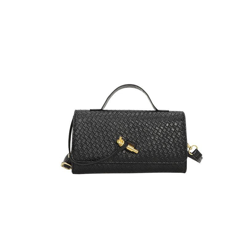 

Premium bag women s bag new fashion chain small square bag crossbody bag niche shoulder armpit bag чёрный