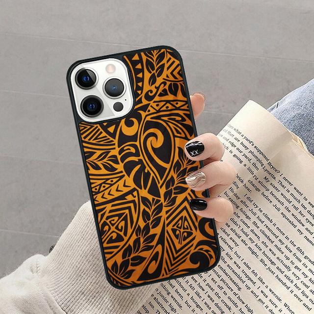 Polynesian Mix Phone Case For iPhone 17 Air 16 Pro Max 15 14 Plus 12 13 Soft Bumper Shell Cover Coque