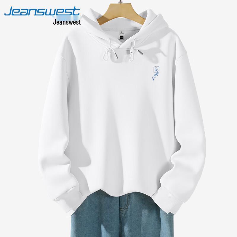 Sweat à capuche pour homme à imprimé baleine Jeanswest