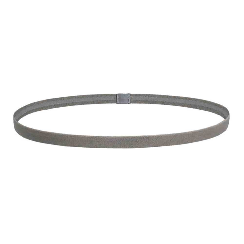 

Elastic Sports Headband for Daily Workout, Sweatproof Hair Band серый