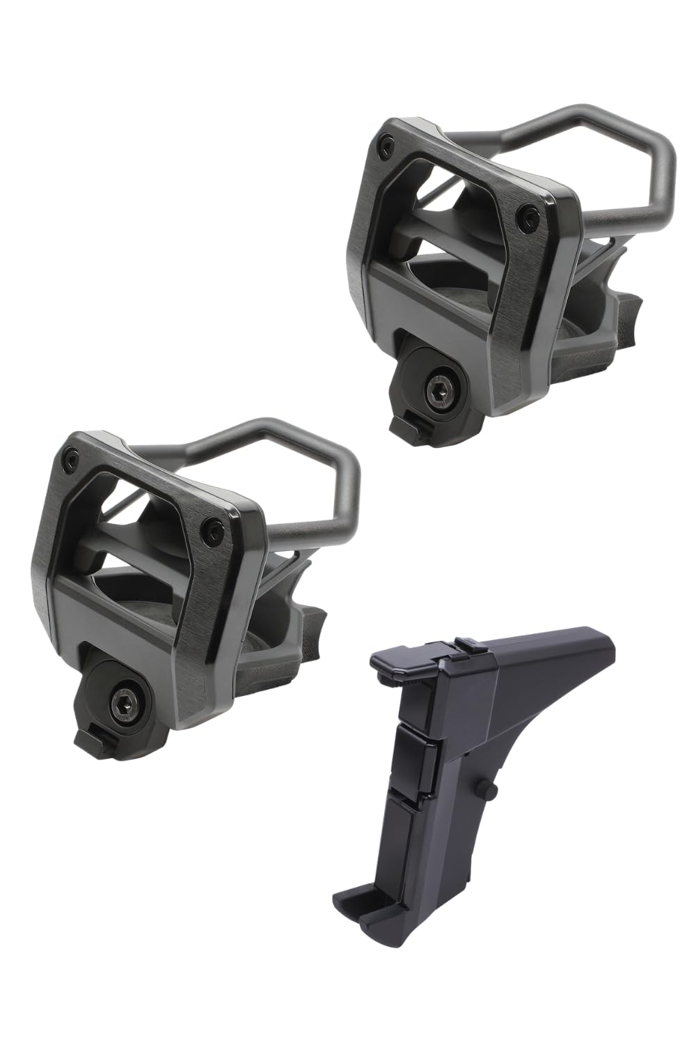 

Tsuchiya Yac Air Conditioner Drink Holder Set for Driver and Passenger Smartphone Compatible with Jimny Vehicle-Specific Seats, Holder, Polycarbonate, чёрный