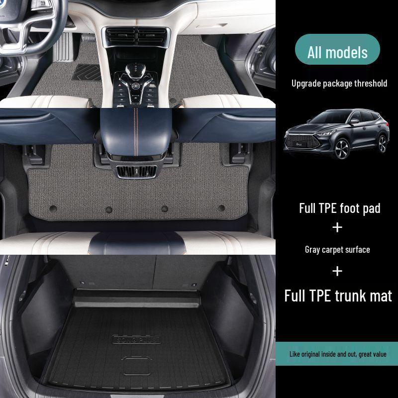 BYD Song Plus DMI/EV All-Inclusive TPE Floor Mats for New Energy Cars