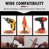5/10pcs 25/50mm Drywall Screwdriver Bits Short Depth Stop Plasterboard 6.35mm Shank Stop Screws Woodworking Gypsum Board Locator