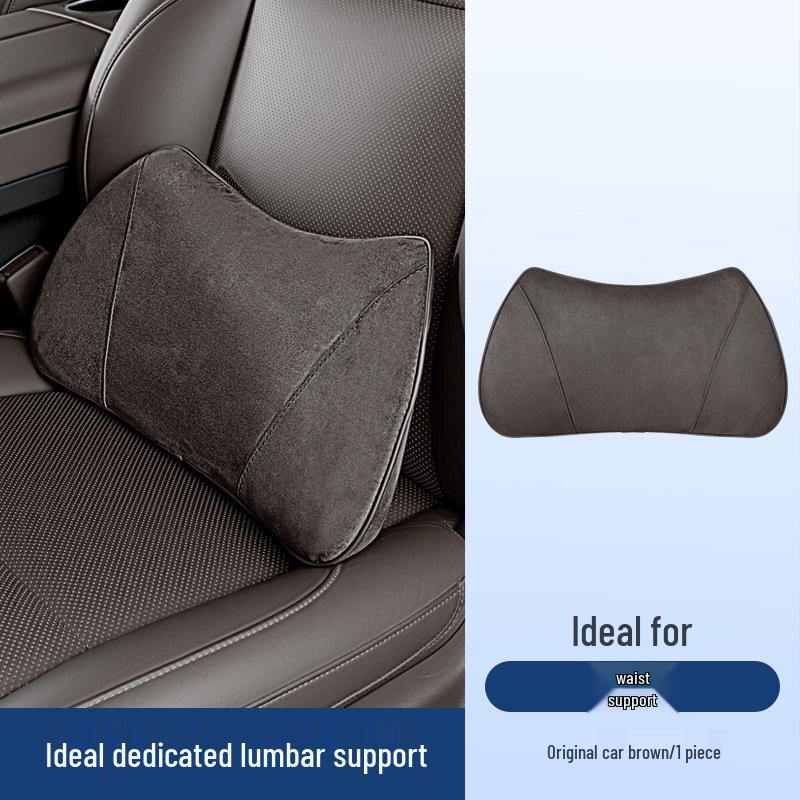 Neck Support Pillow for Ideal Headrest L6L7/L8/L9: MEGA Car Lumbar and Neck Protector