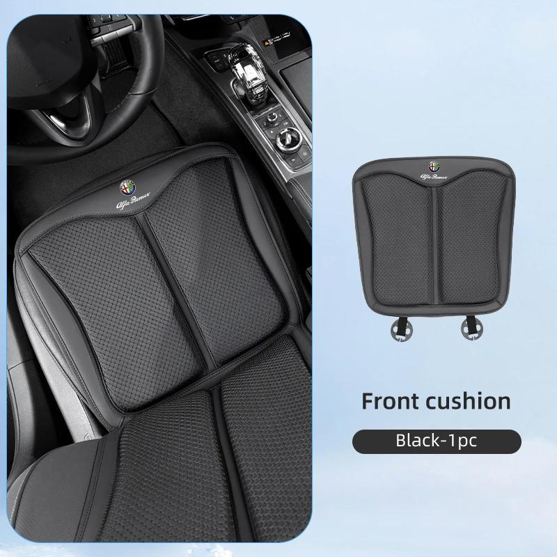 

Car Stickers For Alfa Romeo Breathable Car Ice Silk Seat Cover Front Rearseat Cushion Protect For Alfa Romeo Giulia Stelvio Giul