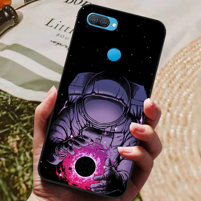 For OPPO A12 Case Flower Protective Back Cover For OPPO A12 CPH2083 CPH2077 astronaut Soft Silicone Phone Fundas A 12 Bumper