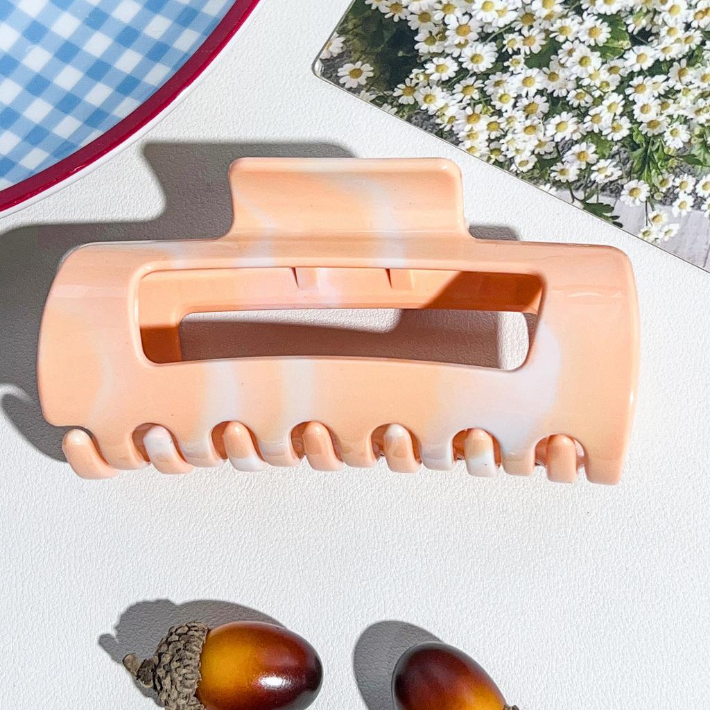 Soft silicone shark clip hairpin anti-collision protection rear head clip hair anti-drop durable clip grab clip
