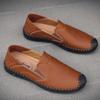 Plus Size Spring and Autumn Men's Casual Leather Shoes Loafers Slip-on Slip-on Shoes