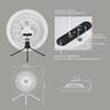 Nordic Minimalist Solar-Powered Multi-Function Camping Fan Light