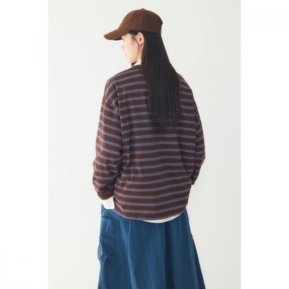STUDIO TOMBOY Casual STripe Collar T shirT 9176322981