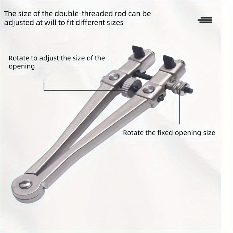 1pc High Manganese Steel V-Shaped Watch Case Opener for Battery Replacement & Repair Tool