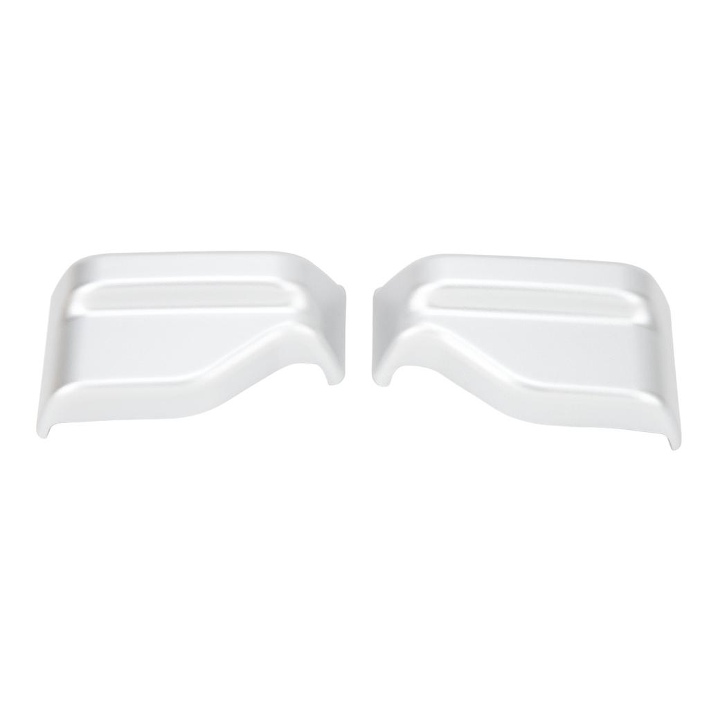 2Pcs Seat Belt Buckle Cover Trim Cap Matt Plated Protective Stylish High Hardness Replacement for Benz Vito W447