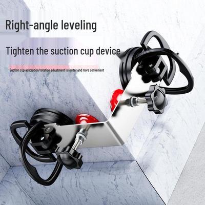 90° Rechtwinkliger Fliesen-Glas-Saugnapf-Halter & Eckfugen-Nivellierer