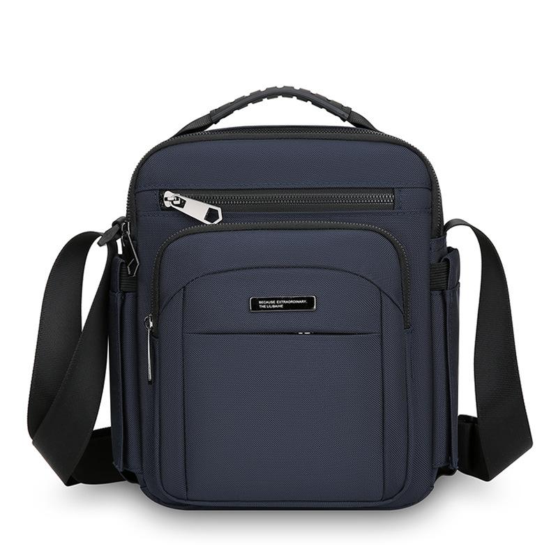 Мужская сумка через плечо большого объема, водоотталкивающая, износостойкая, сумка-кроссбоди из Оксфордской ткани, деловая сумка