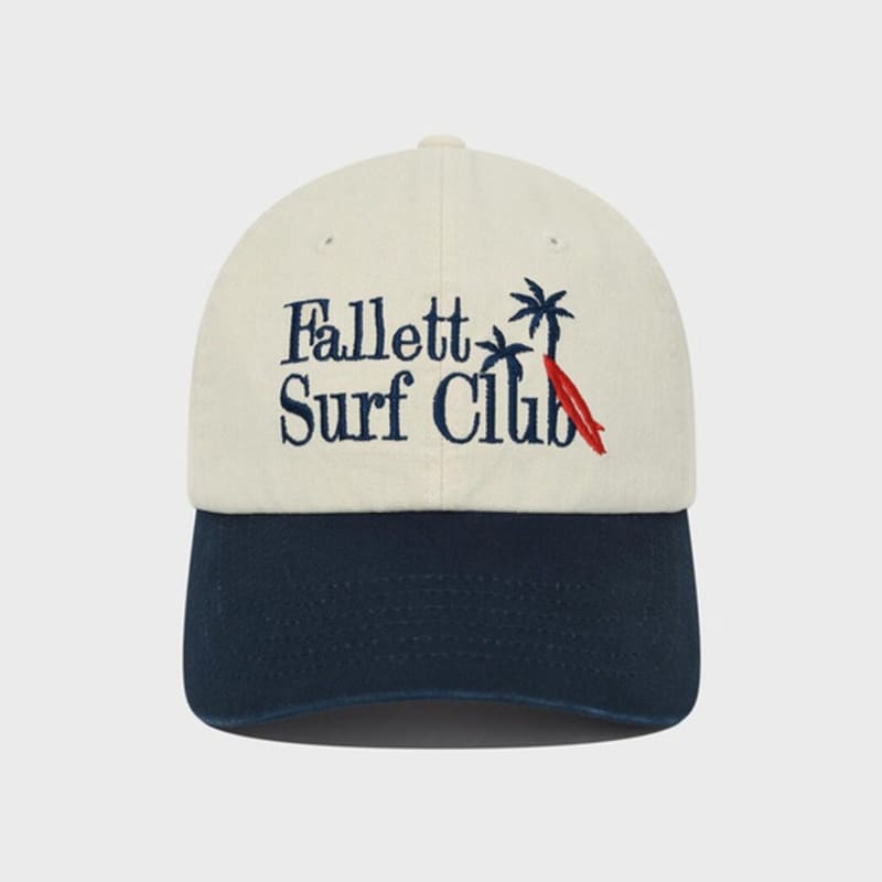 

FALLETT Surf Club Ball Cap Ivory F