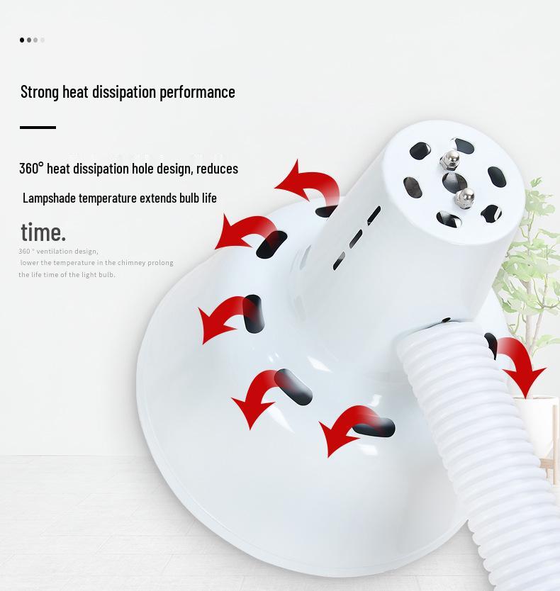 Hjem Elektrisk Skjønnhetssalong 275W Flyttbar Vertikal Hudforyngelse Varmelampe