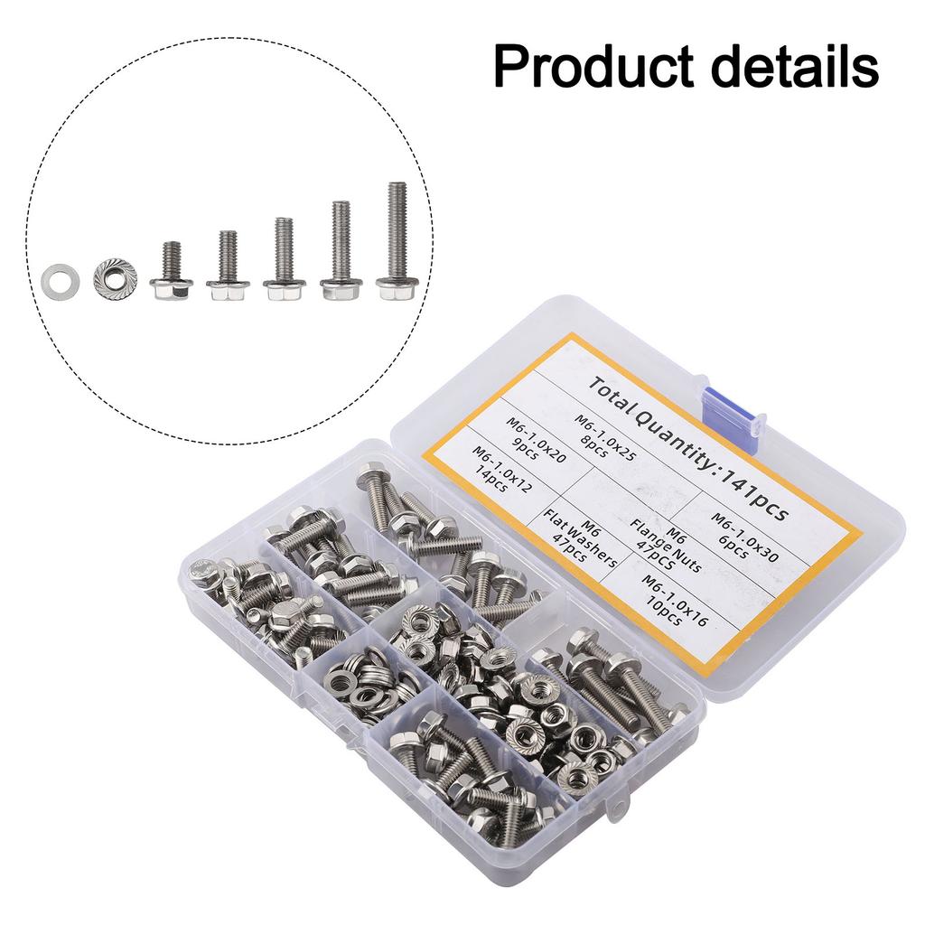 Hex Socket Screws Flange Hexagonal Screws Consistent Thread Pitch Durability Secure Connections Affordable Bolt Kits