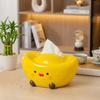 Ceramic Ceramic Ingot Tissue Box Reusable Paper Towel Dispenser  Desktop Decoration