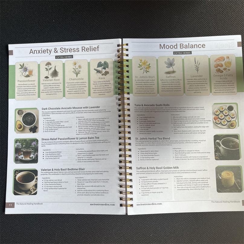 Books The Natural Handbook Bound for Herbal Remedies And Natural Recipes By Ancient Book Handbooks