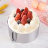 Cake Mold Ring Retractable Stainless Steel Adjustable Round Mousse Cake Ring Milk Bar Mold Cake Chocolate DIY Baking Mould Tool