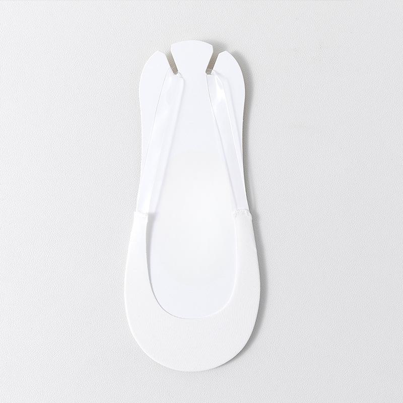 Female Summer Thin Shallow Mouth Non Slip with Half Palm Invisible Suspender Boat Socks