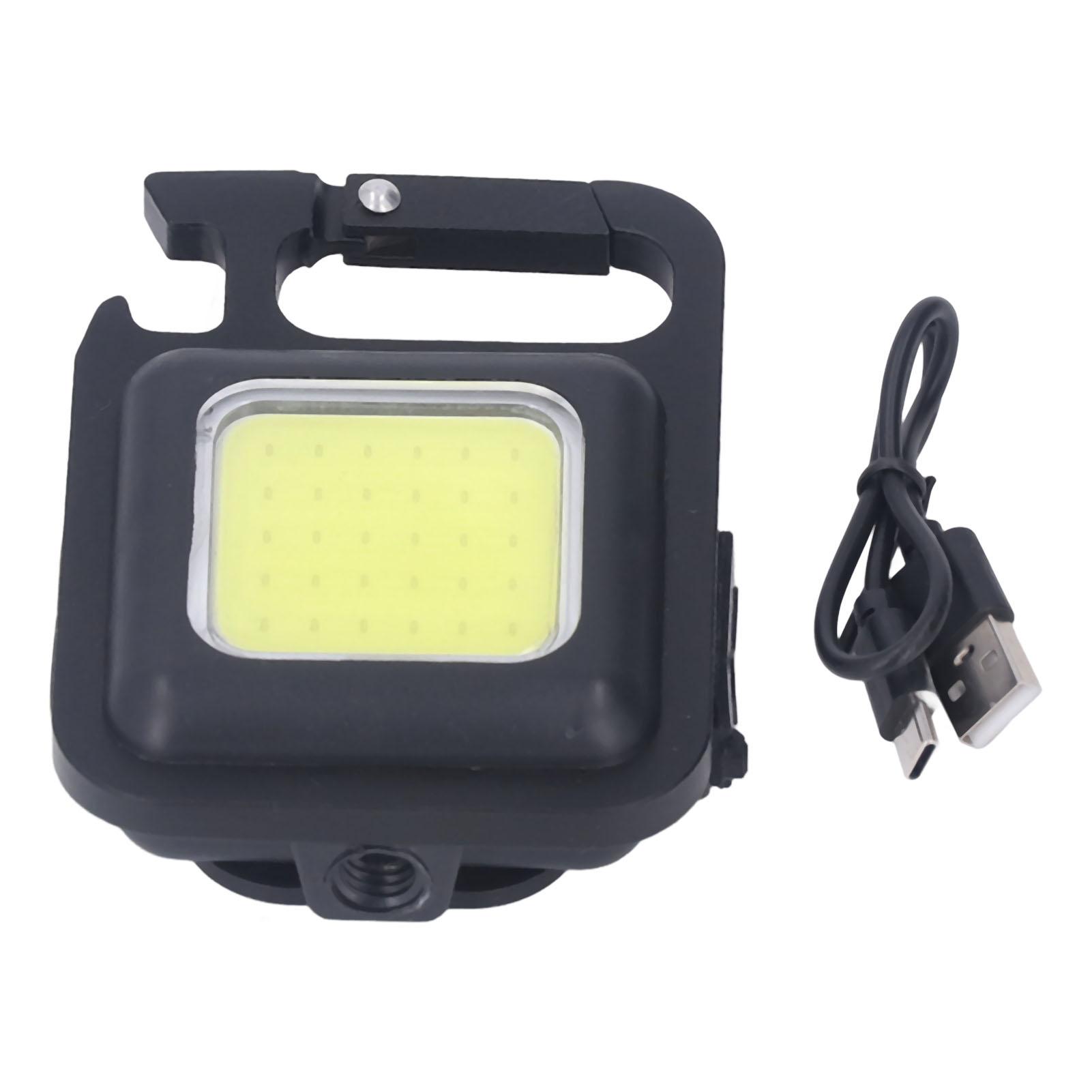 

COB Маленькие фонарики с тремя режимами освещения COB Брелок-светильник с зарядкой через USB Портативный аварийный