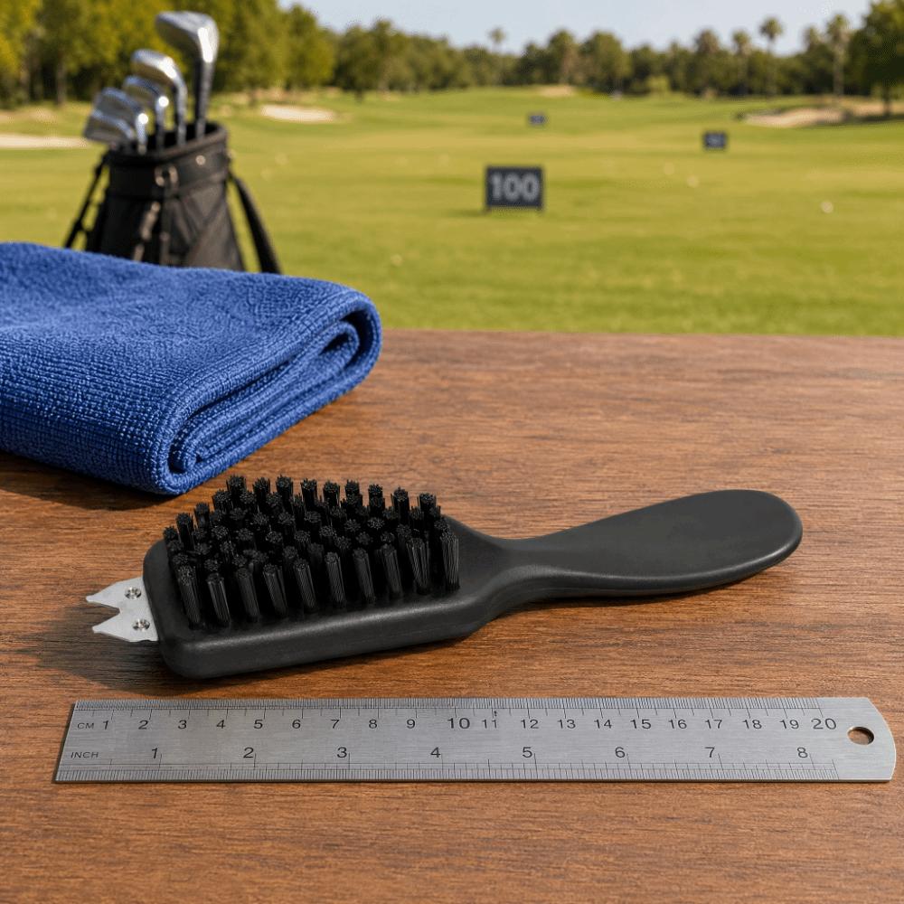 2pcs Multifunctional Brush Golf Club Brush Dense Bristles Golf Club Cleaner Brush  Golf course