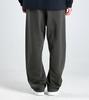 Beoteunseoul Curved Volume Line Elastic Waist Sweatpants (Khaki)