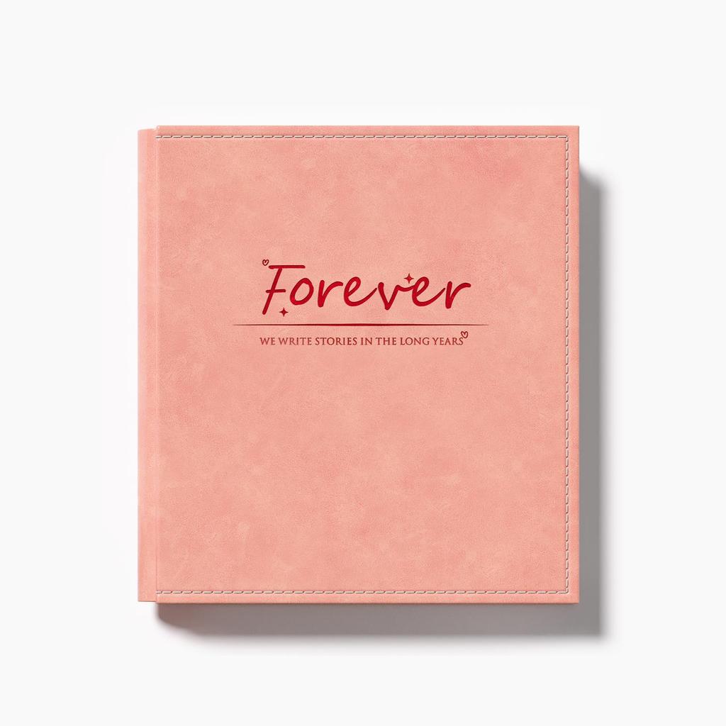 Leather 6-Inch Large Capacity Photo Album: Horizontal/Vertical Version, 5 Pages for Family, Baby, and Commemorative Photos.