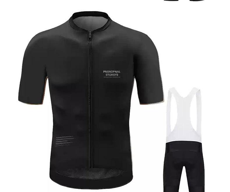 Summer Short Sleeve Strap Cycling Suit Men's Mountain Road Bike Off-Road Clothing