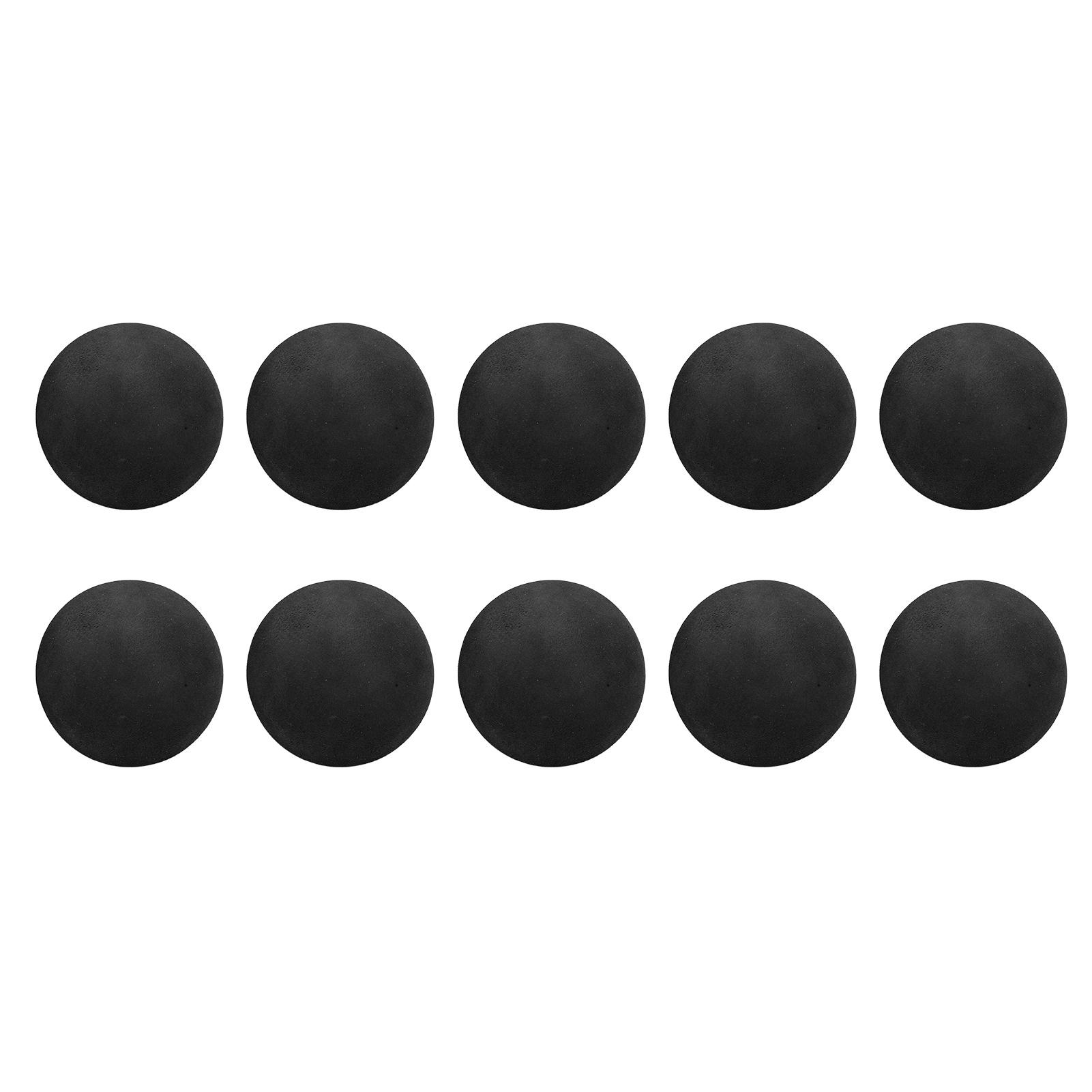 Kaisai Black 10Pcs 65Mm Eva Foam Golf Balls Soft Foam Practice Balls For Golf Indoor And Outdoor Training