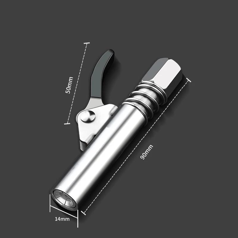 Grease Gun Coupler 10000 PSI NPTI/8 Oil Pump Quick Release Grease Tip Tool Car Syringe Lubricant Tip Grease Nozzle for Repair
