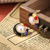 Women's Light Luxury Design Elegant Enamel Imitation Pearl Earrings Fashionable And Versatile Niche Design Earrings