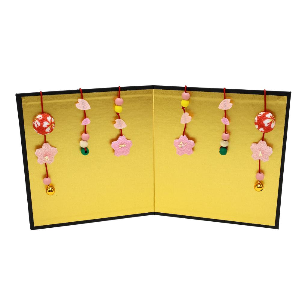 Osaka Choseido Hina Compact Mini Hina Hinamatsuri Chirimen Fabric Elegant Lucky Hina Imperial Couple Set Dolls, Dolls, Dolls, Craft,