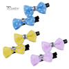 10 sztuk/opakowanie Mini Bow Pet Hairpin Ribbon Bowknot Hair Clips