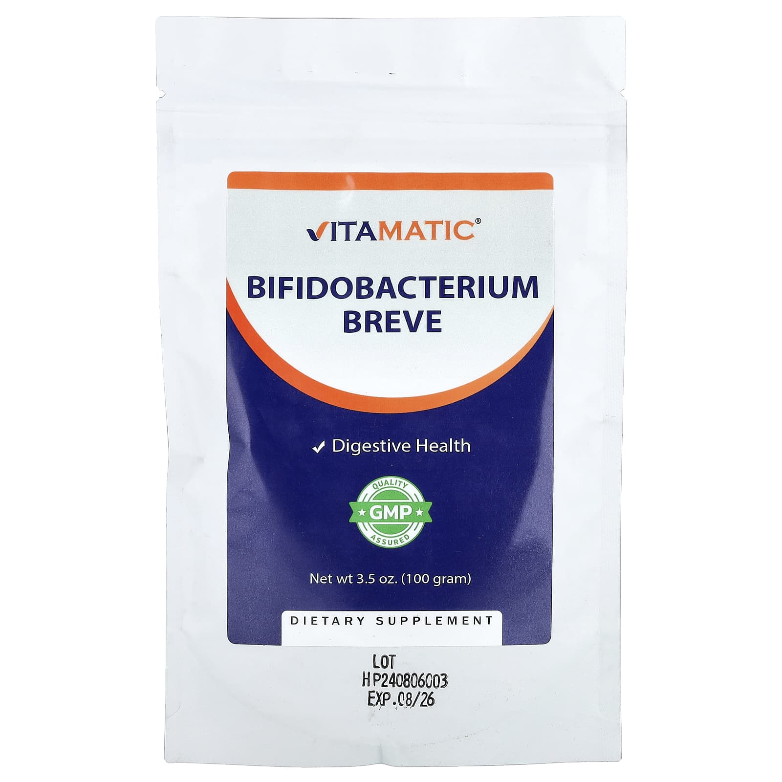 

Vitamatic, Bifidobacterium Breve, 100g (3.5oz)