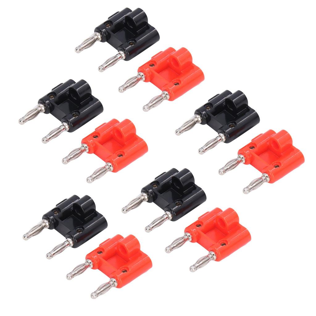 5 Satz Doppelte Bananenstecker Messing PE Lötfreie Laternen-Bananenbuchse für Elektronische Geräte Wohnmobil