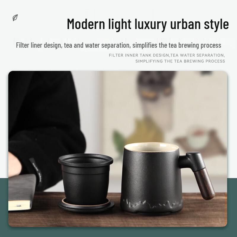 Ceramic Tea Cup with Infuser Gift Set