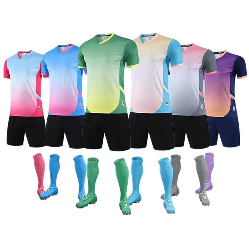 Quick-drying and Breathable Men's Club Training Camp Sports Jersey Less Children's Game Football Jersey Short-sleeved Suit Class Uniform