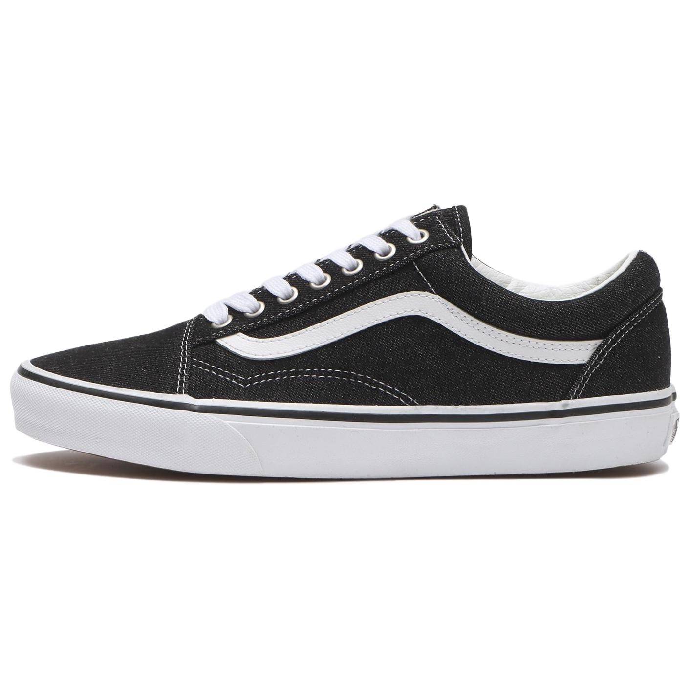 Vans Old Skool Chaussures de Skateboard Unisexe Basse Tige Noir 38