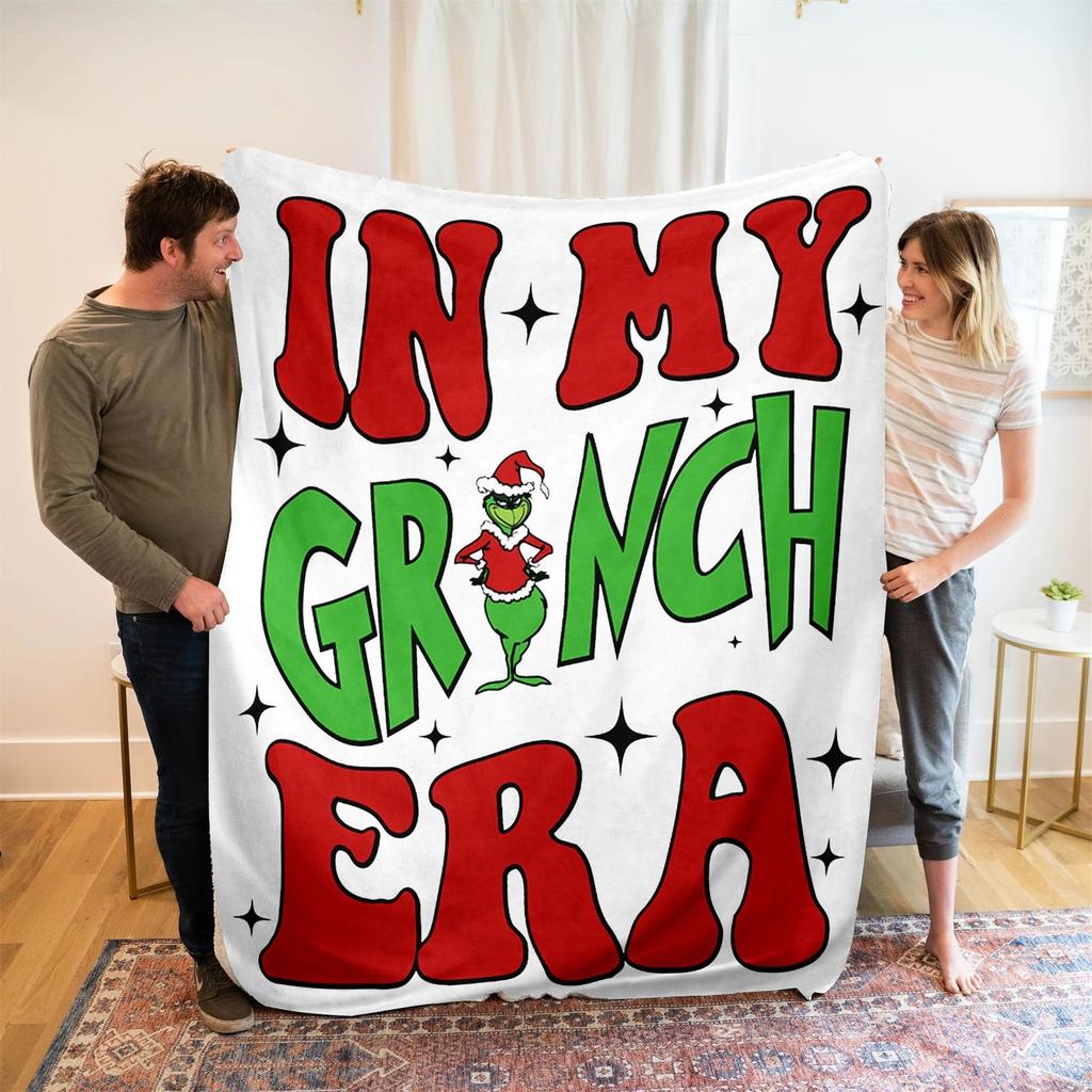 Flannel Blanket Christmas Blanket Personalized Blanket Digital Print Blanket