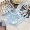 Ladies Summer Slim Pure Sexy Seduction Lace Hollowed-out Ribbon Low Rise Panties