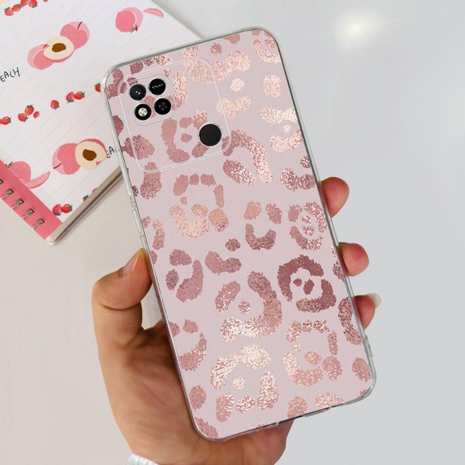 Case For Xiaomi Redmi 10A Cute Flower Cat Painted Phone Bumper For Redmi 10A 4G Redmi10A Soft Silicone TPU Back Cover