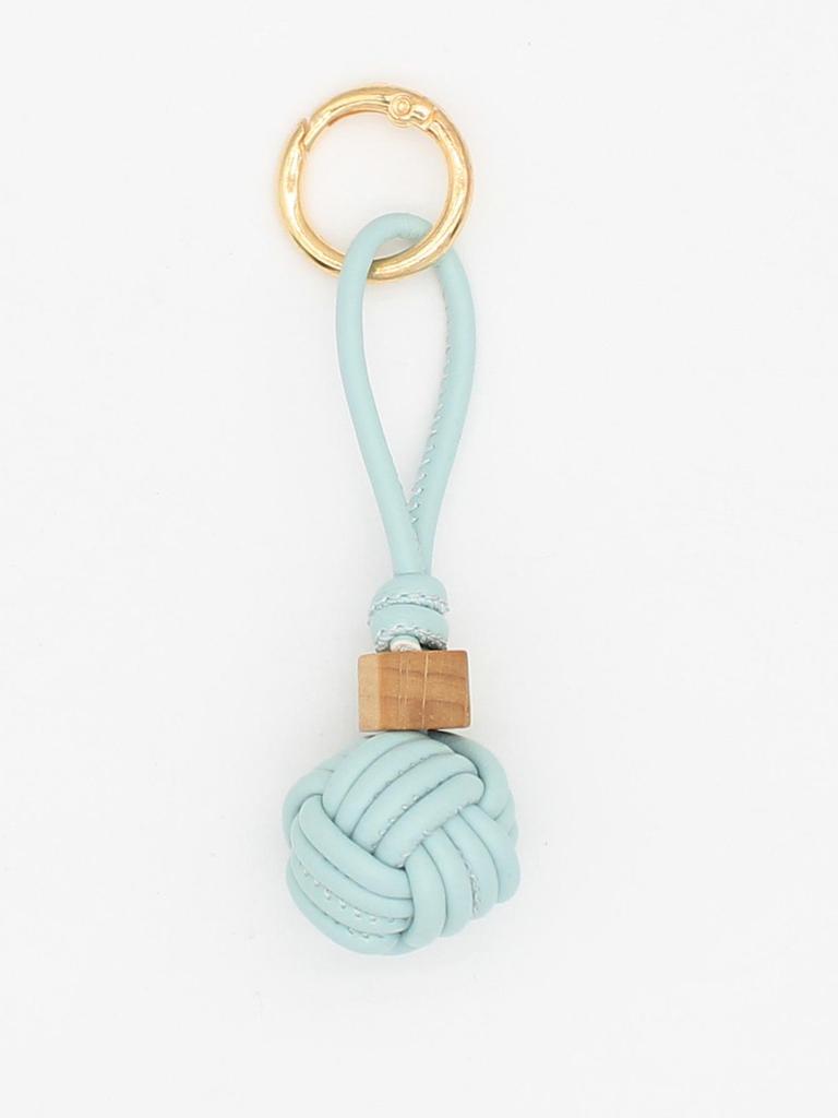 Korean Style PU Leather Hand-woven Ball Bag Pendant & Phone Charm - Autumn/Winter Collection