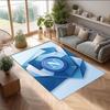 Napoli FC Soccer Football Pattern Soft Area Rug Non Slip Indoor Floor Carpet Sports Decor Mat for Bedroom