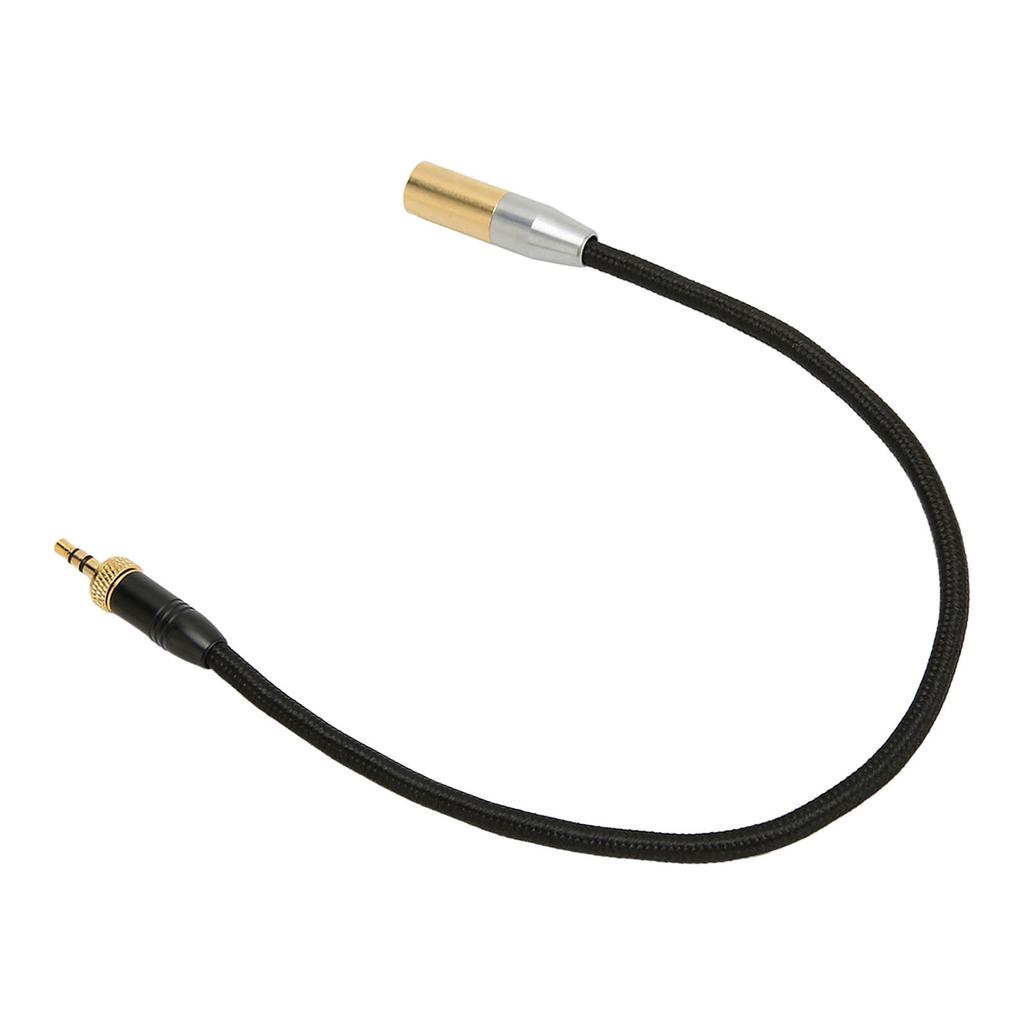 3.5mm To Mini XLR Cable Internal Thread Gold Plated 3 Pin Stereo Noiseless Sound Adapter Cord for BMPCC Camcorder