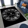 Retro Heroes of Might and Magic Map Games Art Rug for Bedroom Living Room Sofa Home Doormat Decor,Large Kids Non-slip Floor Mat