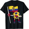 Ecuador Soccer Jersey Ecuador Flag Football Dab Funny T-Shirt